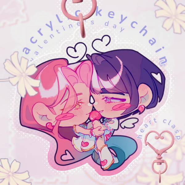 MiziSua Valentine's Day πΉ 6cm Acrylic Keychain