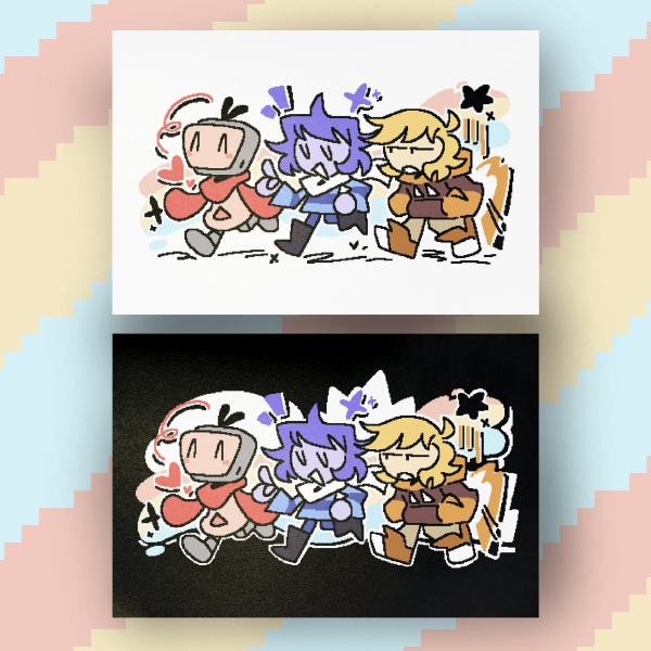 primary colors - OC Postcard Print