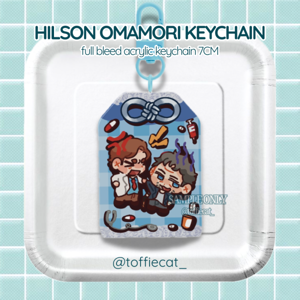 Hilson HouseMD Omamori Acrylic Keychain