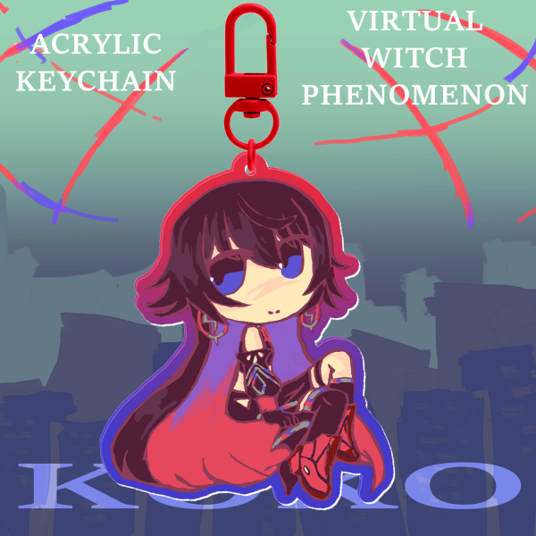 KOKO Virtual Witch Phenomenon Acrylic Keychain
