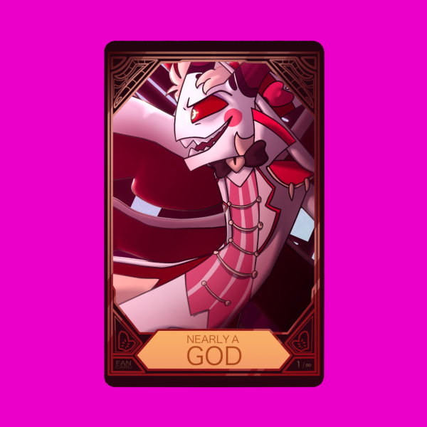 Nearly A God | Holographic Lucifer Fan Card