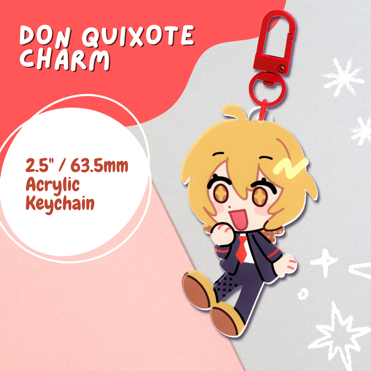 (Limbus Company) Donquixote Keychain