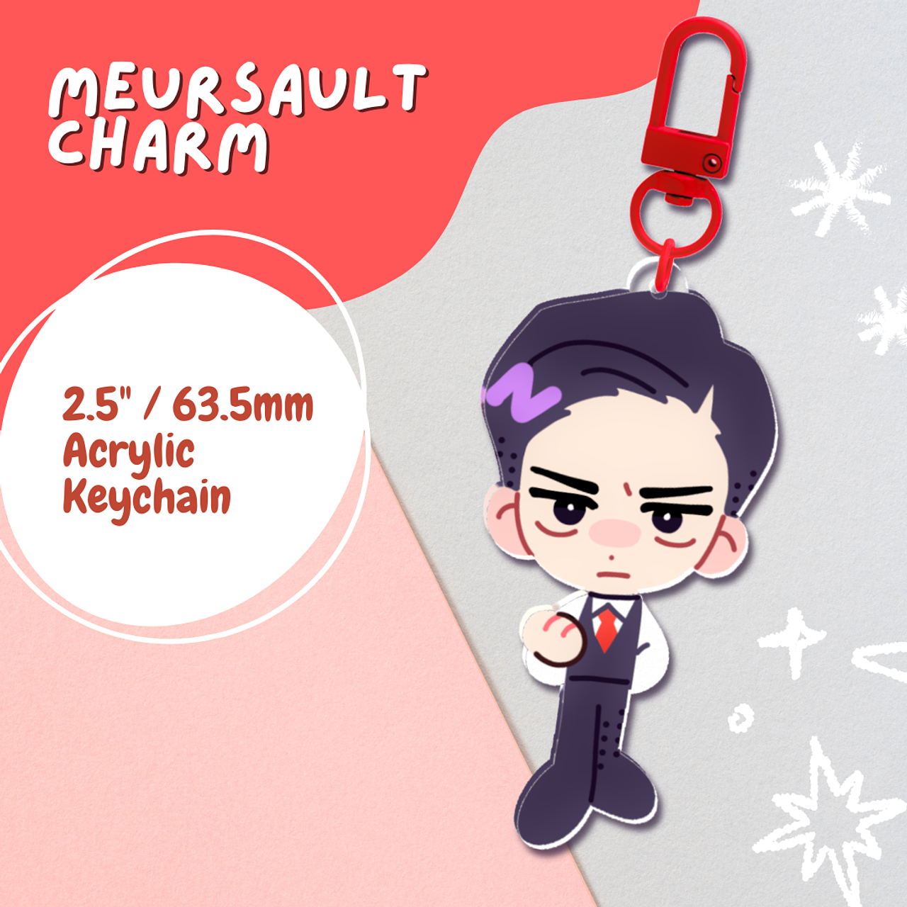 (Limbus Company) Meursault Keychain