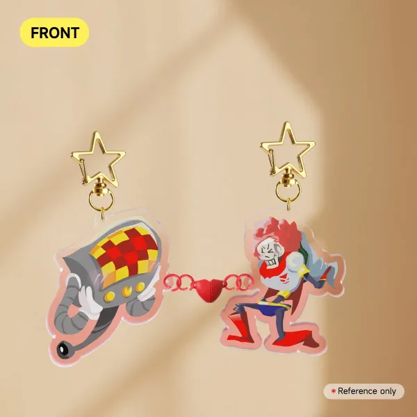Papyton Magnet Keychain || UNDERTALE , PAPYRUS , METTATON