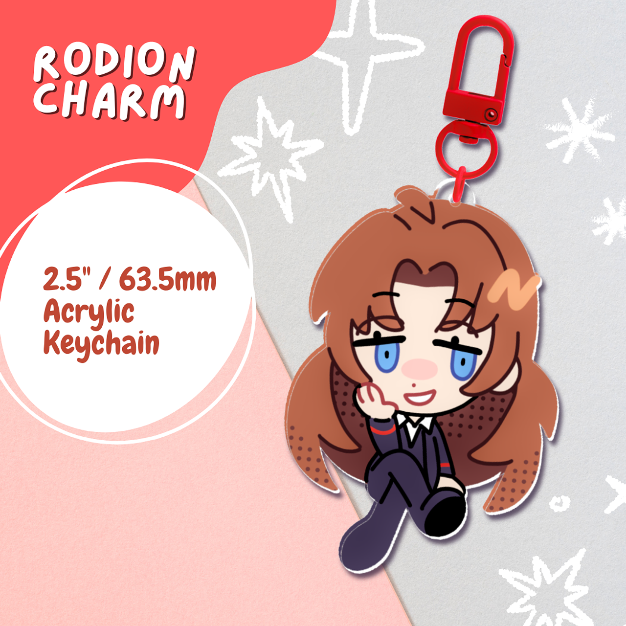 (Limbus Company) Rodya Keychain