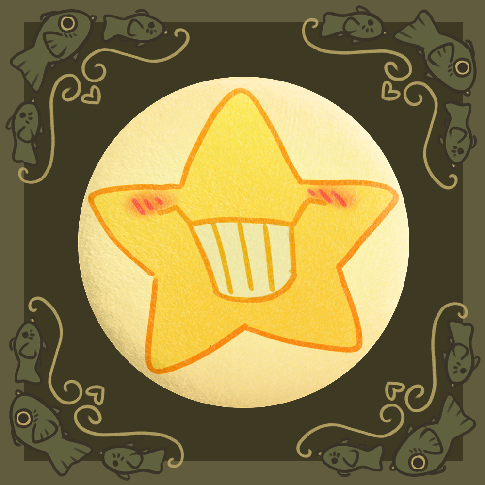 Tenna's Star Round Plush Badge