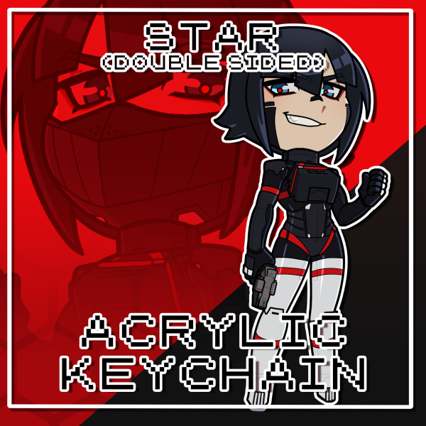 STAR Acrylic Keychain (Double Sided)