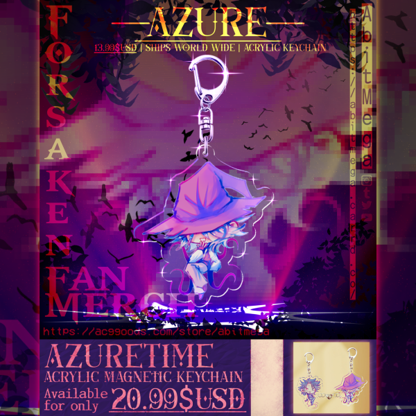 Azure | Forsaken | Acrylic Keychain