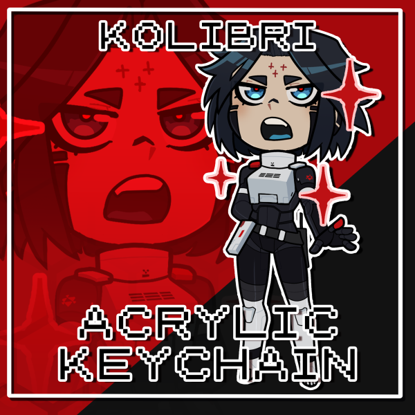 KOLIBRI Acrylic Keychain