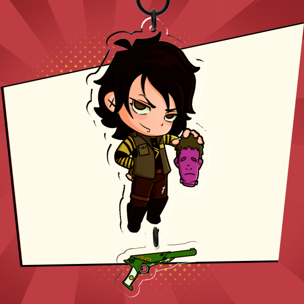 Fun Ghoul/Frank Iero Killjoy Keychain | My Chemical Romance