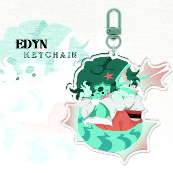 Little Edyn || Clear Acrylic Keychain