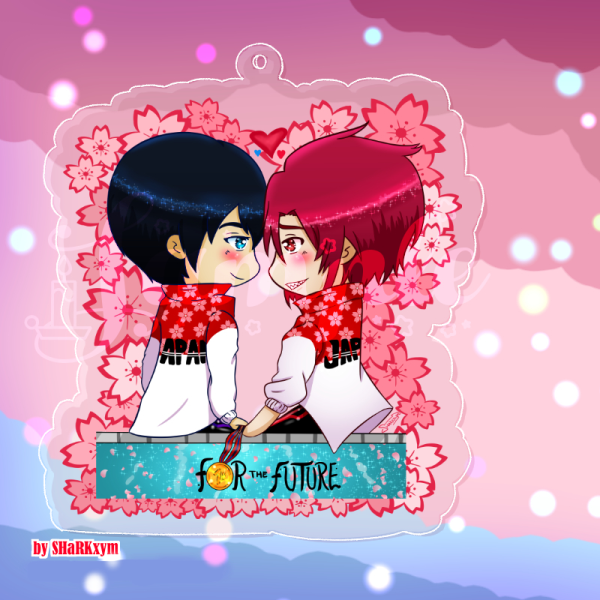 Rin Haru - For the Future glitter charm
