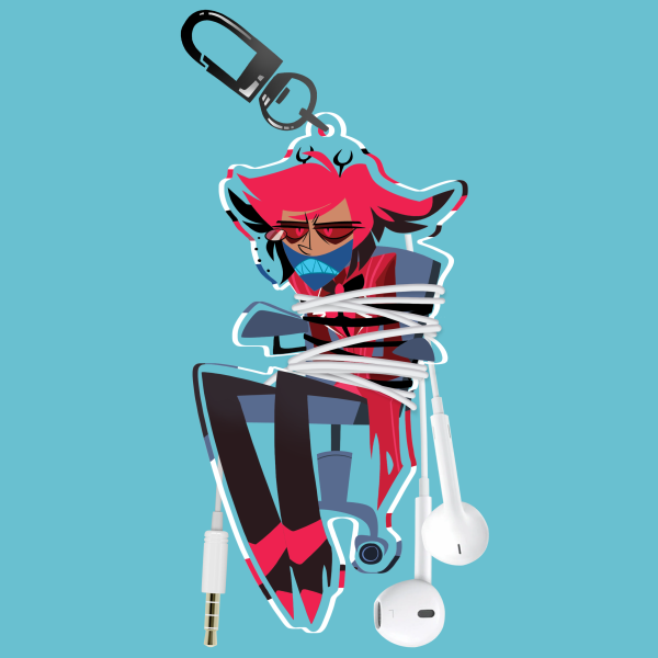 Alastor wrap keychain