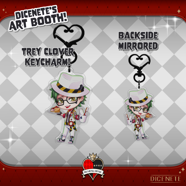 Trey Clover - Epoxy Keycharm