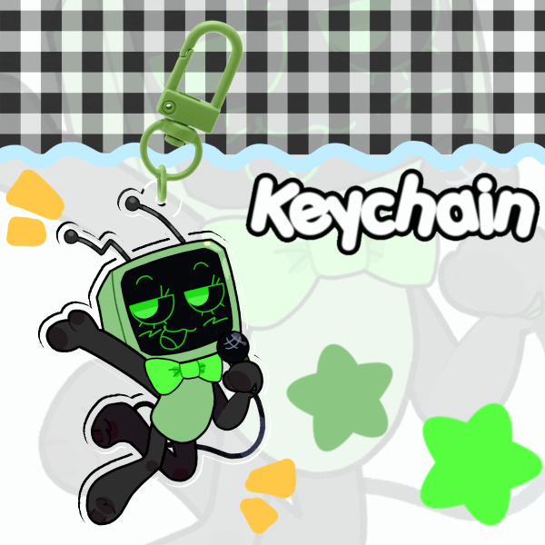 [ Dandy's World ] Vee Keychain