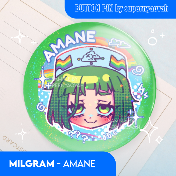 Amane Momose T3 Pin - Milgram
