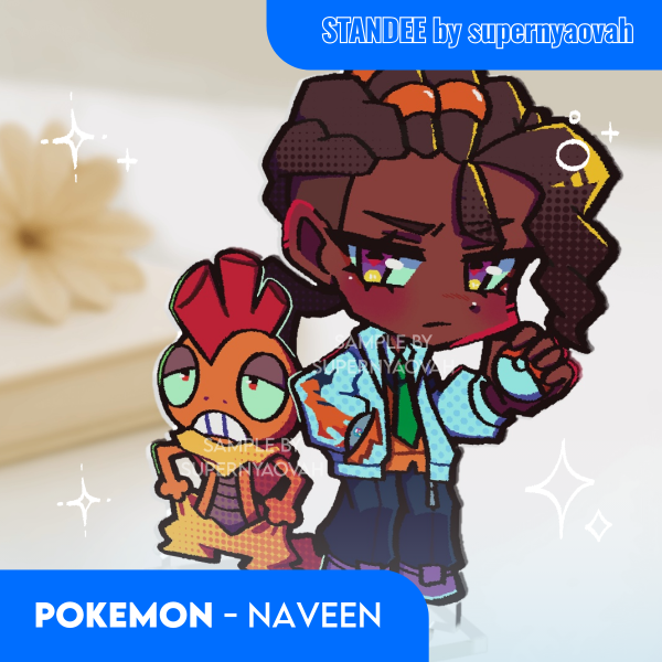 Naveen Acrylic Standee - Pokemon Legends ZA
