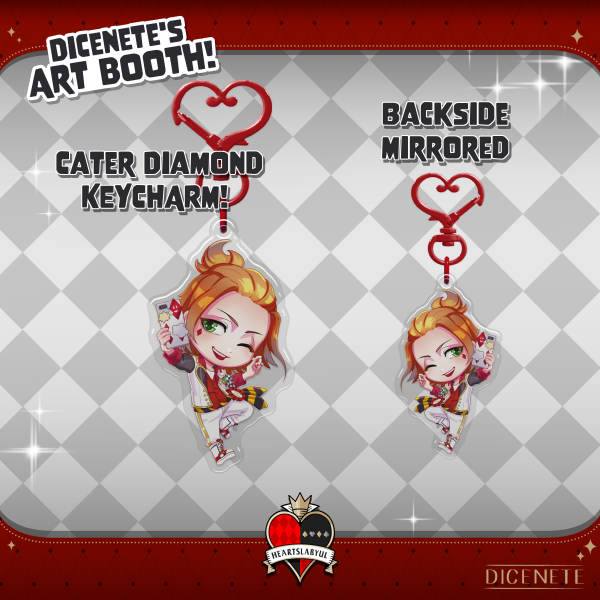 Cater Diamond - Epoxy Keycharm