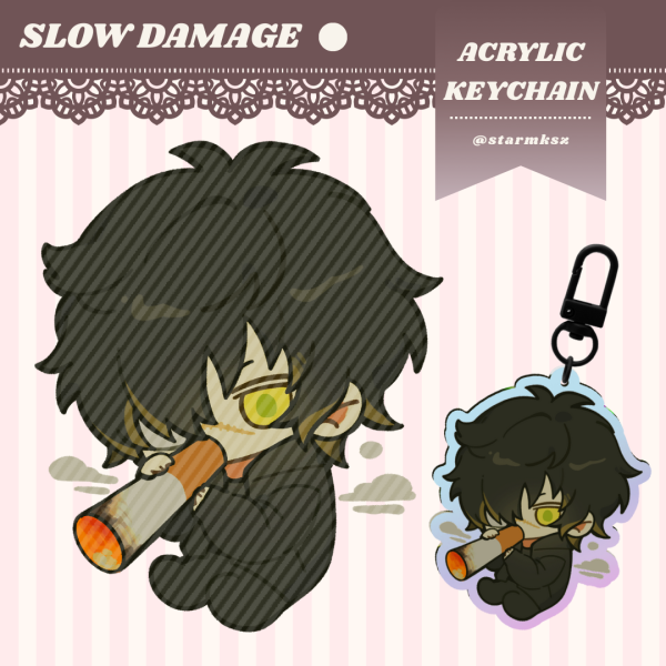 [SLOW DAMAGE] Towa (Rainbow Acrylic Keychains)
