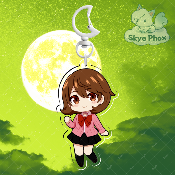 Yukari Takeba | Clear Acrylic Keychain with Moon Clasp