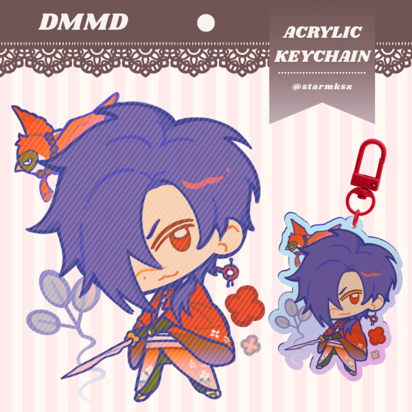 [DRAMATICAL MURDER / DMMD] Koujaku (Rainbow Acrylic Keychains)