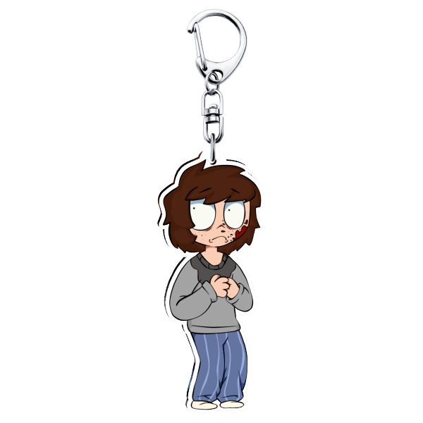 One Wheat Mark Stranger Things AU Will Byers Clear Acrylic Keychains