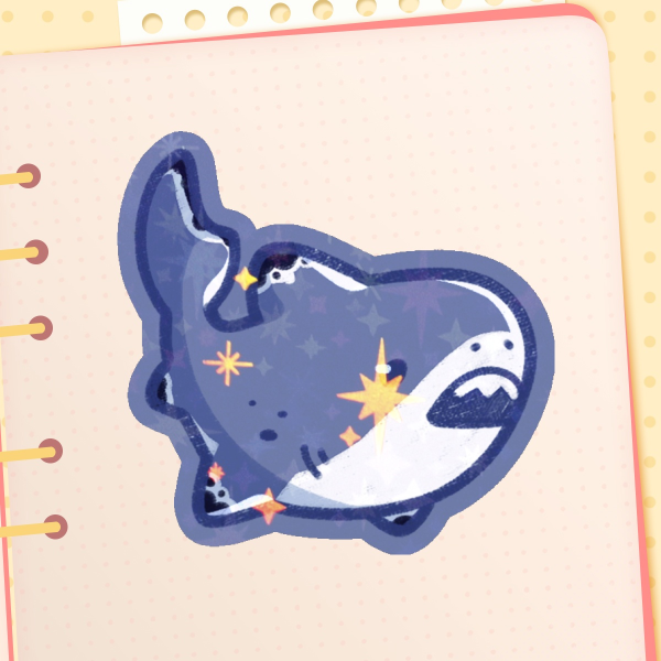 Blacktip Reef Shark [Die Cut Sticker]
