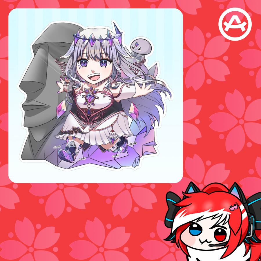 Hololive EN Chibi - Koseki Bijou (Sticker)