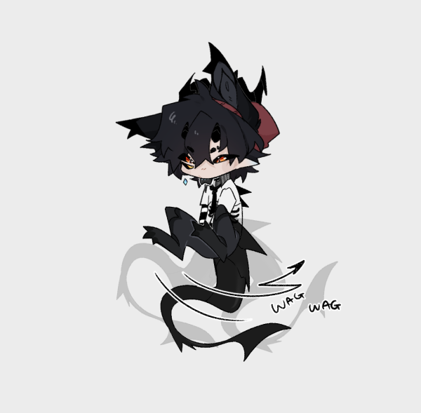 Tail-wagging Kai | Keychain