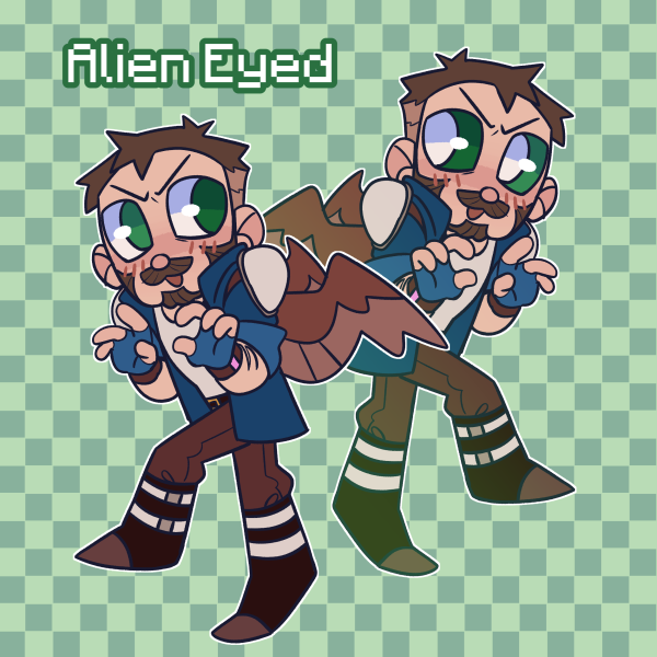 Alien Eyed - Legundo Keychain