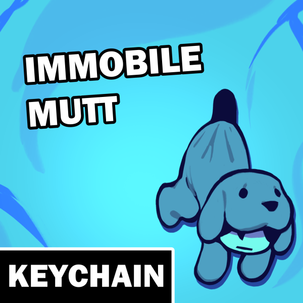 Immobile Mutt - Puppy Kris Clear Acrylic Keychain