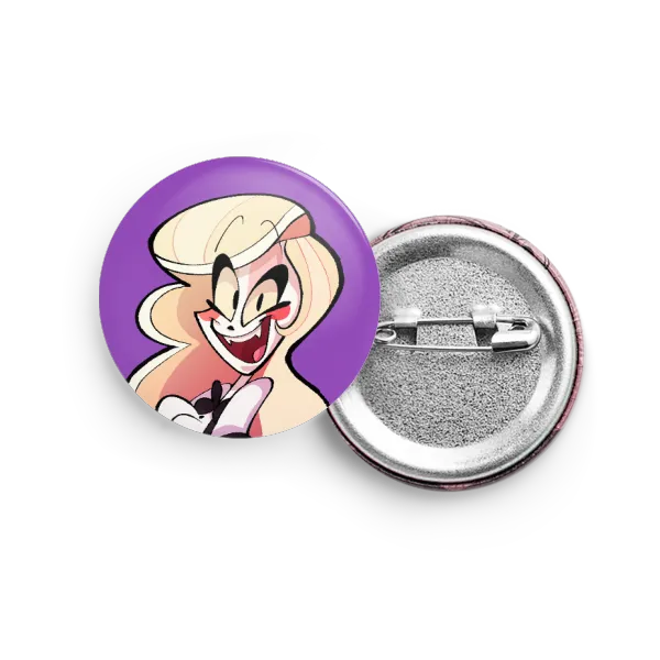 Charlie Morningstar button pin