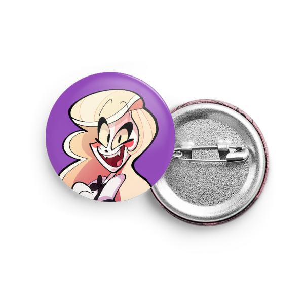 Charlie Morningstar button pin