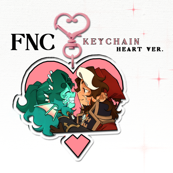 FNC!! HEART || Clear Acrylic Keychain