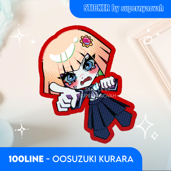 Oosuzuki Kurara Sticker - Hundred Line