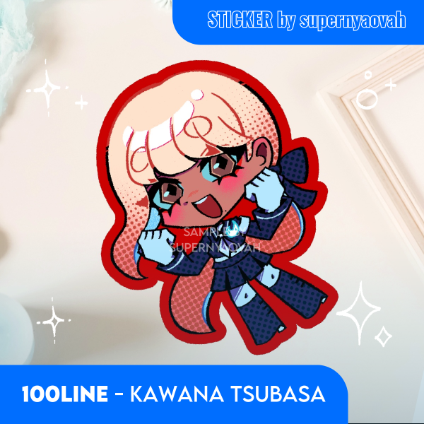 Kawana Tsubasa Sticker - Hundred Line