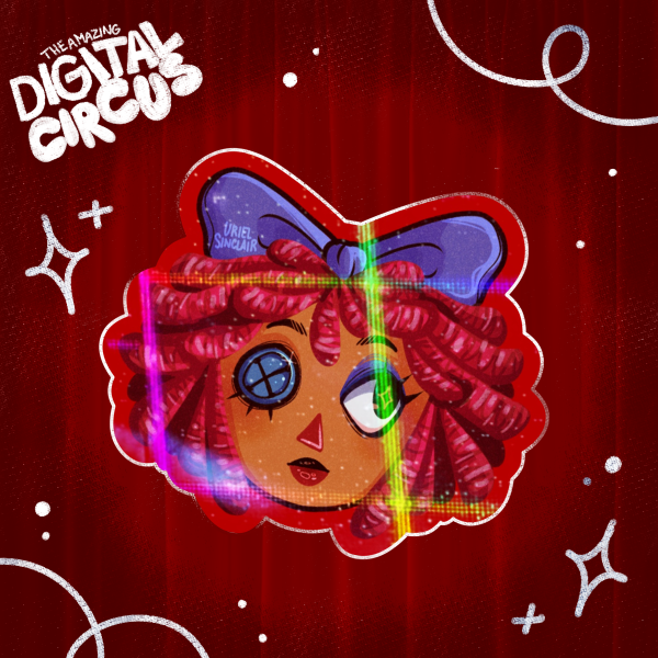 Ragatha from The Amazing Digital Circus [Die Cut Sticker]
