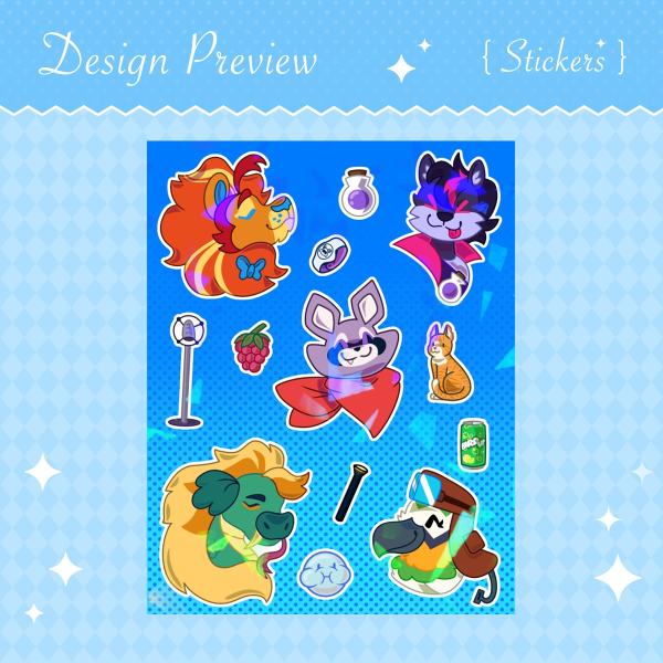 Indigo Park Sticker Sheet