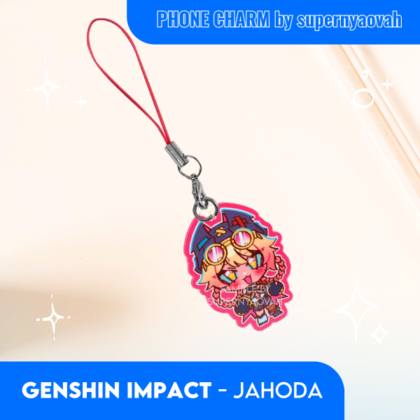 Jahoda Phone Charm - Genshin Impact