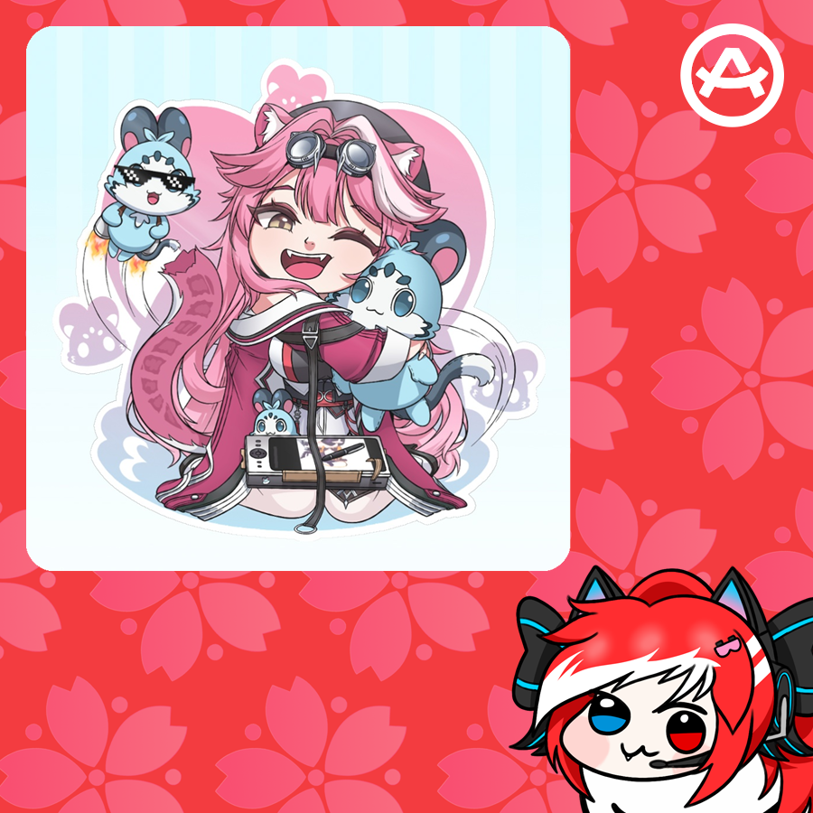 Hololive EN Chibi - Raora Panthera Chibi (Sticker)