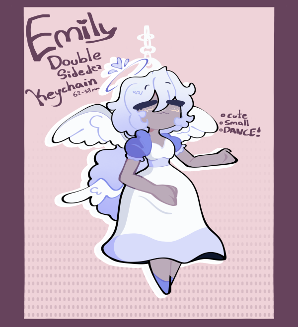 Emily -Dance collection- Acrylic Keychain Hazbin