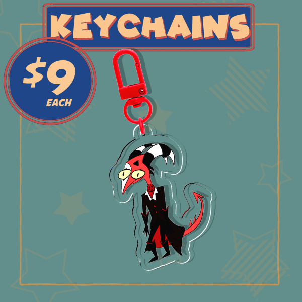 Shitzo the Blitzo Helluva Boss Clear Acrylic Keychains