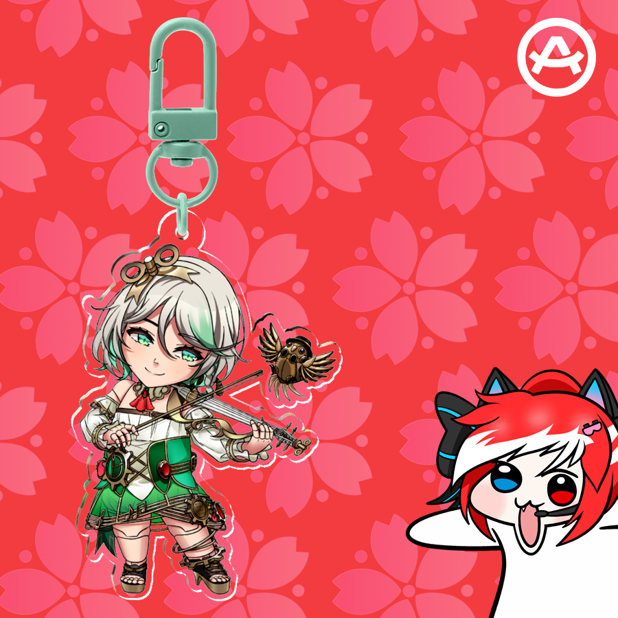 Hololive EN Chibi - Cecilia Immergreen Chibi (Keychain)