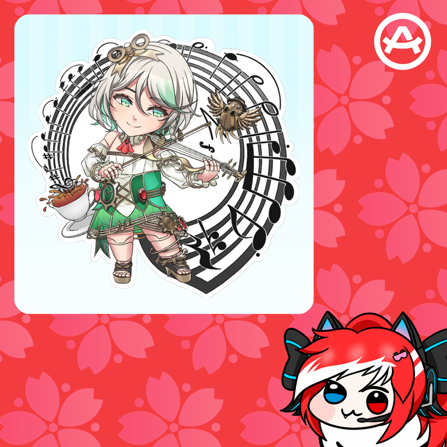 Hololive EN Chibi - Cecilia Immergreen Chibi (Sticker)