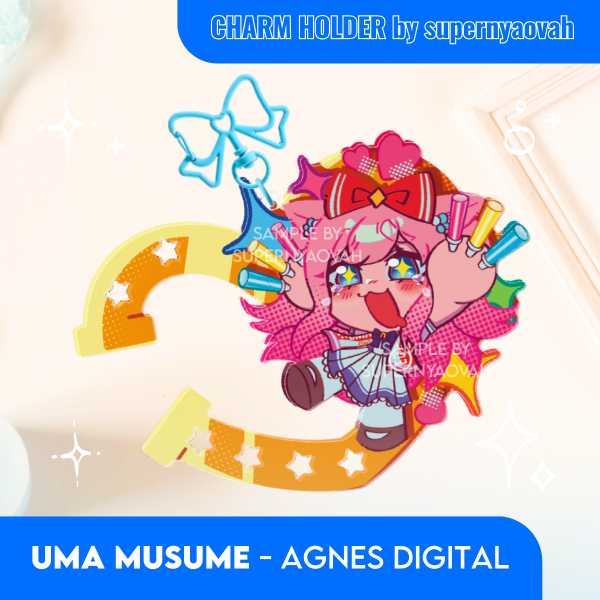 Agnes Digital Keychain/Charm Holder - Uma Musume