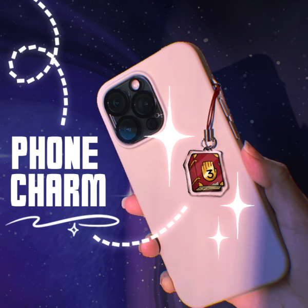 Journal 3 Phone Charm