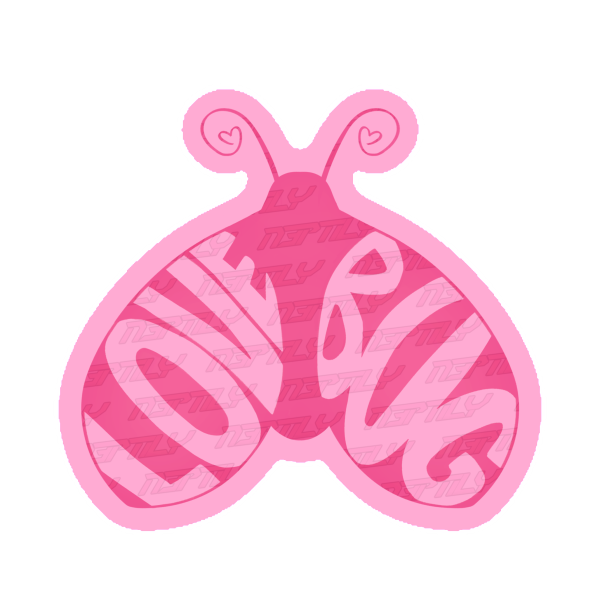 Love Bug Matte Sticker
