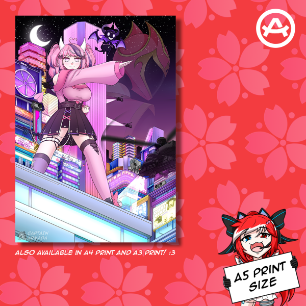 Ironmouse (A5 Print)