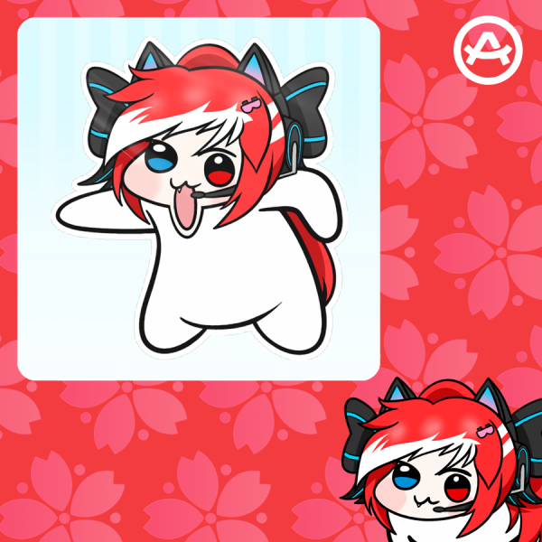 Sakura Akari - Pointing Doro (Sticker)