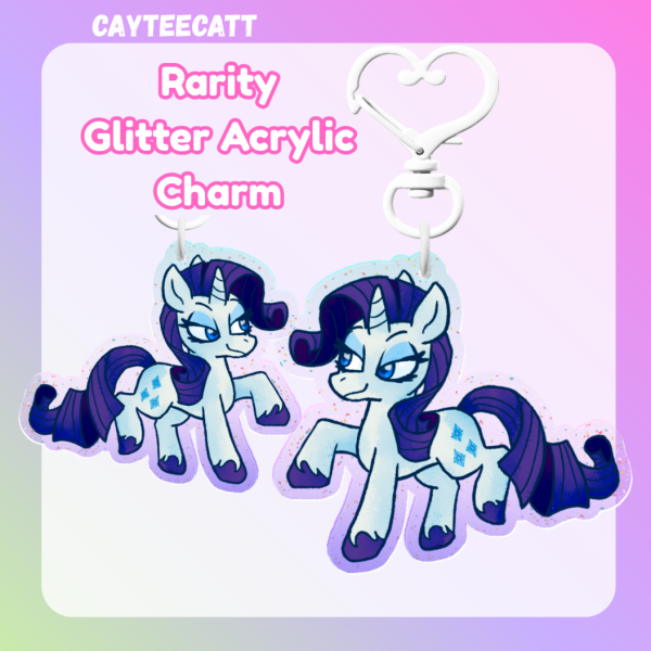 Rarity Glitter Charm [My Little Pony]